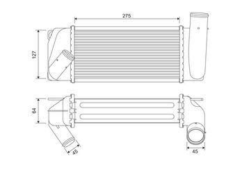Turbo Radyatörü  DENSO DIT50013  179400N150 179400N080 17940-0N080 17940-0N150