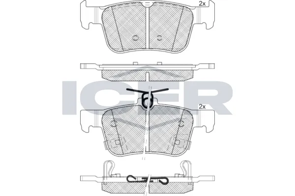 Fren Disk Balata Arka Honda Civic Sedan (FC)(10.2016->11.2021)  WONGA 27997