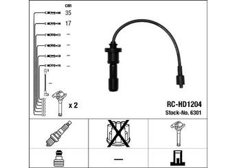Buji Kablosu  NGK 6301  2750138B00 27501-38B00