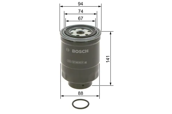 Yakıt Filtresi  Nissan Patrol GR (Y61)(10.1997->)  BOSCH 0 986 4B2 019