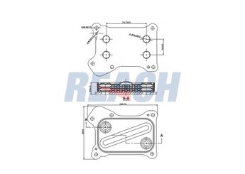 Motor Yağ Soğutucu  VEKA 45-1800  1539132 1539133 1549997 1619837 1619838 1619839 1651085 1651085E01 1651085E10 1724210 1758757 55189538 55193743 55197216 55210687 55210712 55210717 55238294 5650341 5650358 5650366 650034 650035 650143 73500434 9162974 93177482 93179536 93184546 93186851 9S516B624A1A 9S516B624A1B 9S516B624A2A 9S516B624A2B BS516B624AA BS516B624BA 16510-85E01 16510-85E10