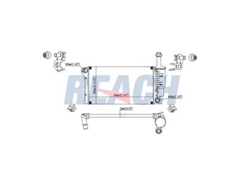 Su Radyatörü  ORİS MFI378023  51779915 51779916
