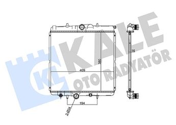 Su Radyatörü  KALE 160500  1330F8 1330.F8 133099