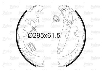 Fren Pabuçlu Balata Arka MGA 54169  44950K120 44950K020 44950K070 44950K090 04495-0K070 04495-0K120 044950K070 044950K120