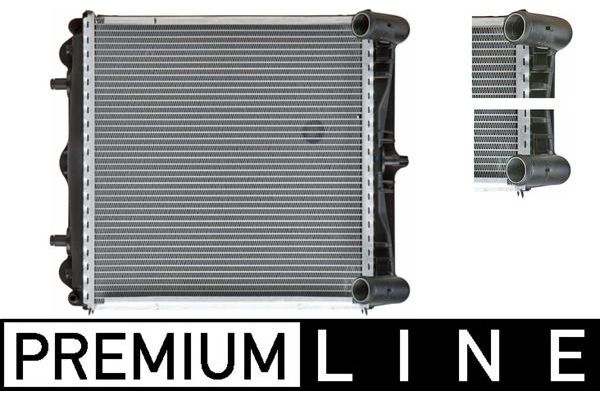 Su Radyatörü  Audi A3 Sportback (8PA)(09.2004->)  MAHLE CR 370 000P