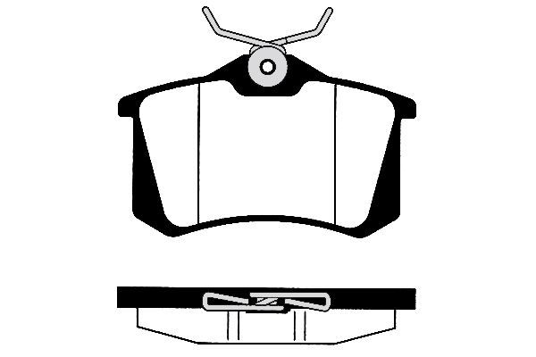 Fren Disk Balata Arka Audi A4 Avant (8E)(11.2004->)  RENAULT ORJINAL 8671095215