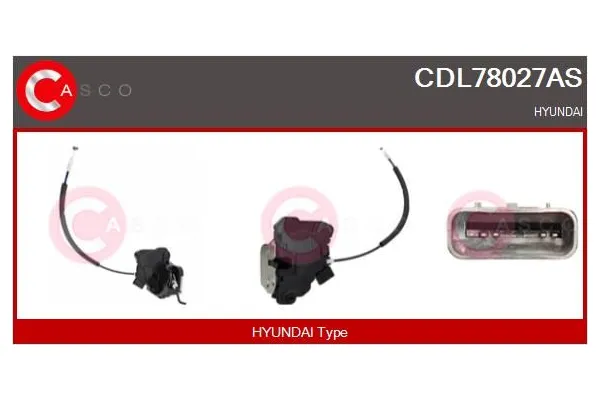 Kapı Kilidi Arka Sol Hyundai i20 Active (GB)(12.2015->)  MOBIS 81410C8020