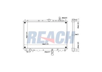 Su Radyatörü  RADISEN RR 62858  MB925662 MR911492 MR187415 822290 822291 8602106 86021060 8602107 86021078 MB925634