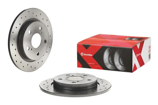 Fren Disk Ayna Arka Sağ ve Sol Toyota Auris / Auris Hybrid (E18)(10.2012->)  BREMBO 08.A912.1X