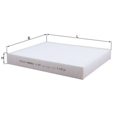 Polen Filtresi  Audi A1 Sportback (8XA)(11.2011->)  MAHLE LA 809