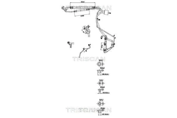 Klima Hortumu  PSA ORJINAL 6477Z9