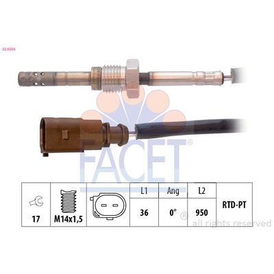 Egzoz Sıcaklık Sensörü  Audi A3 Cabriolet (8V7)(10.2013->)  SNR EGT154.85