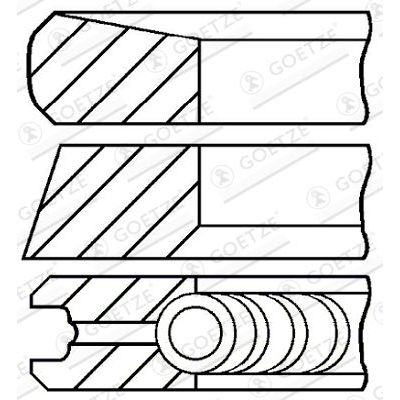 Segman (84.00MM-0.40)  GOETZE 08-422000-00