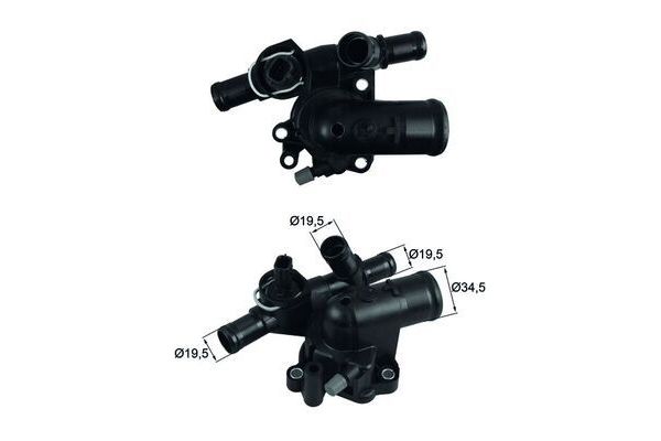 Termostat  Opel Vivaro (2001->)  MAHLE TI 248 83