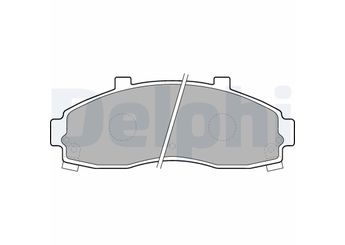 Fren Disk Balata Ön DELPHI LP1664   K72A3328Z 0K72A3328Z