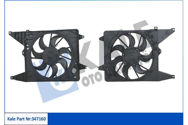 Radyatör Fan ve Motoru  GVA 7519113