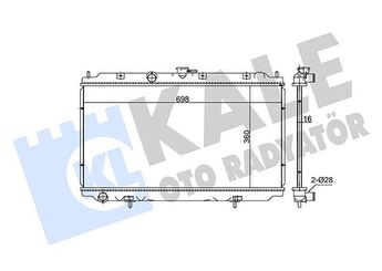 Su Radyatörü  KALE 348640  1770063B60 1770080E00 21410BM400 21410-BM400 21410BM402 21410-BM402 214104M407