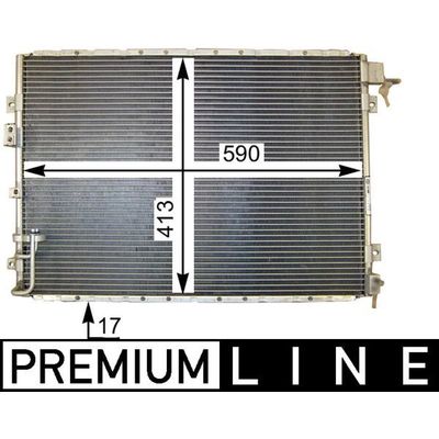 Klima Radyatörü  Kia Sorento (BL)(2002->)  MAHLE AC 421 000P