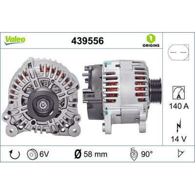 Alternatör  VALEO 439556