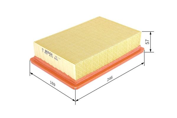 Hava Filtresi  Fiat Marea (185) Weekend (08.1996->)  BOSCH 1 457 433 265