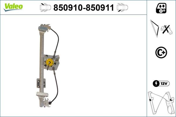 Cam Krikosu Arka Sol VALEO 850910