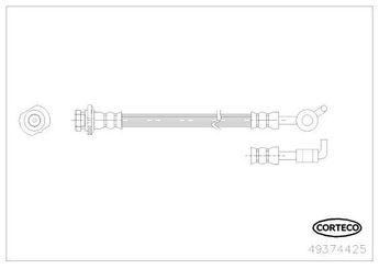 Fren Hortumu Arka Sol ASPART 3HOS1241  46210JD620 46210-JD620