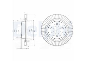 Fren Disk Ayna Ön Sağ ve Sol DELPHI BG9006C  SDB000604 SDB000601 SDB000602 SDB000603 SDB500120