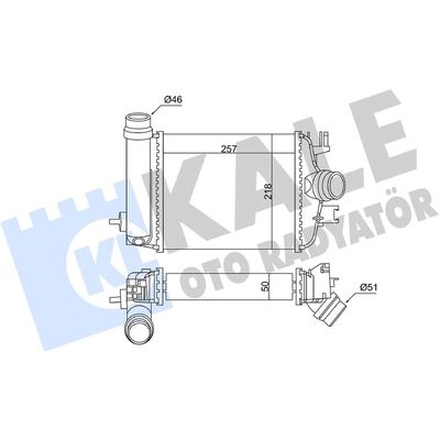 Turbo Radyatörü  Mitsubishi ASX (VSX/VSE)(2023->)  KALE 375815