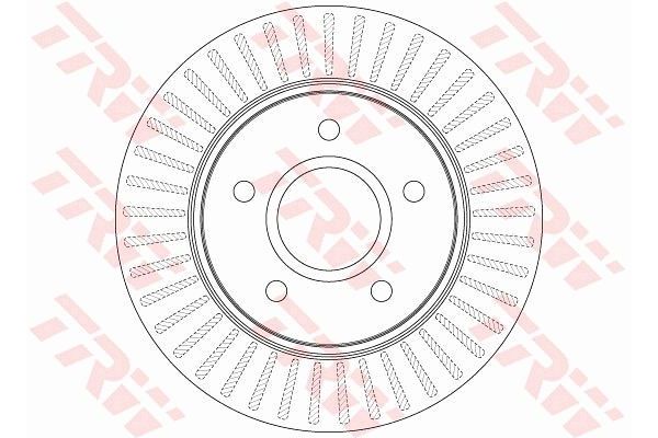 Fren Disk Ayna Ön Sağ ve Sol Chrysler Grand Voyager (RT)(2008->)  TRW DF6253S