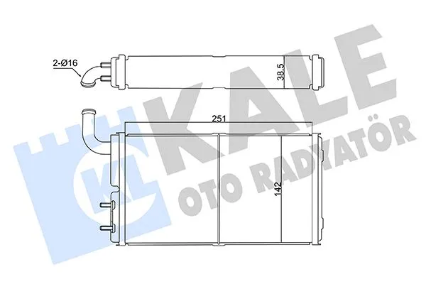 Kalorifer Radyatörü  MGA 81100