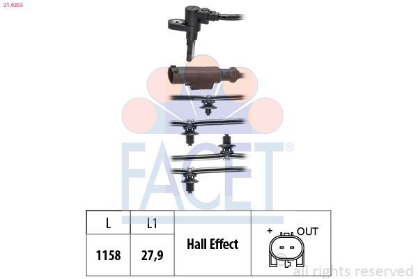 Abs Sensörü Arka Sağ MERCEDES ORJINAL A6394409834