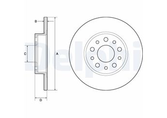 Fren Disk Ayna Arka Sağ ve Sol DELPHI BG4798C  51808471 52048984 52048985 52067389 52067390