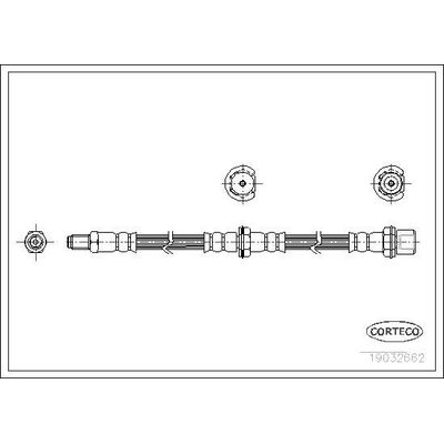Fren Hortumu Arka Sağ veya Sol SVAC 70-0102