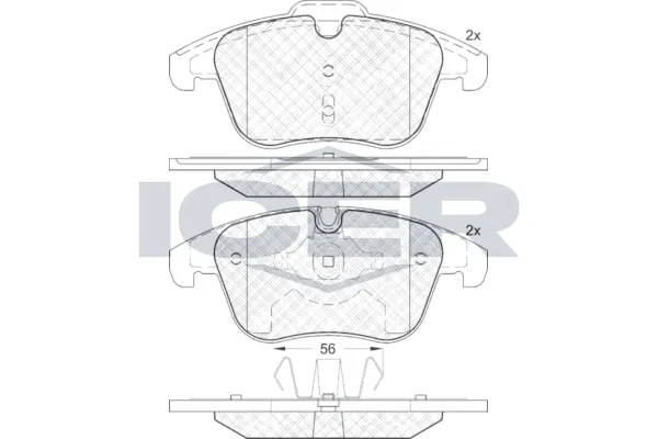 Fren Disk Balata Ön WONGA 27958