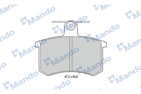 Fren Disk Balata Arka Audi S6 Sedan/Avant (C4)(06.1994->)  MANDO MBF015365