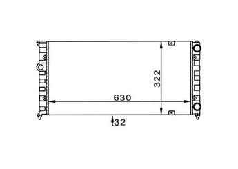 Su Radyatörü  MAGNETI MARELLI 359000300450  51780659 6K0121253A 6K0 121 253 A 6K0121253Q 6K0121253G 6K0 121 253 G 6K0121253N 6K0 121 253 N