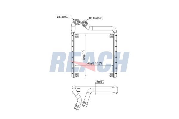 Kalorifer Radyatörü  MAHLE AH 354 000S