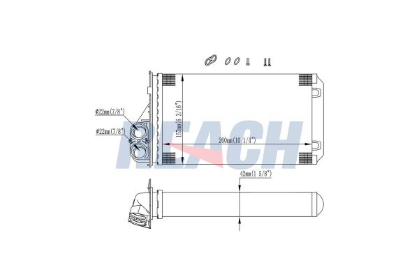 Kalorifer Radyatörü  MAHER 14736
