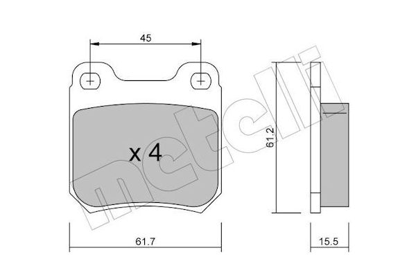 Fren Disk Balata Arka Saab 900 5 Kapı (1994->)  OPEL ORJINAL 90485138