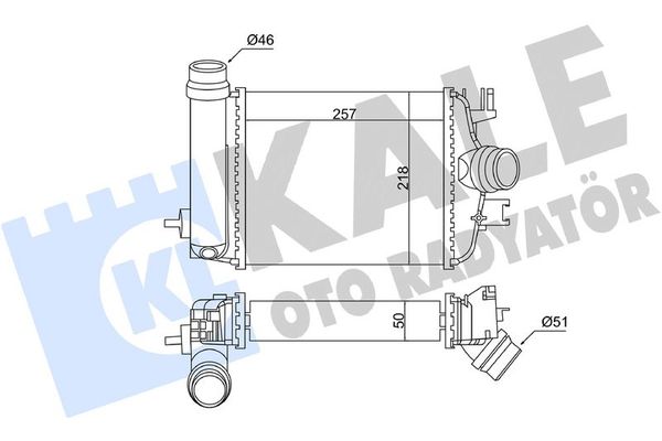 Turbo Radyatörü  Mitsubishi ASX (VSX/VSE)(2023->)  KALE 375815