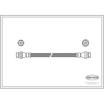 Fren Hortumu Ön Sağ veya Sol SVAC 10-0159
