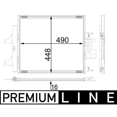 Klima Radyatörü  Jaguar XJ (X351)(2009->)  MAHLE AC 26 000P