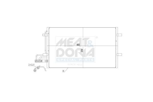 Klima Radyatörü  BEHR AC 374 000S