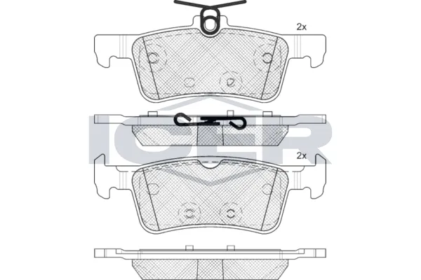 Fren Disk Balata Arka MARGO 2200034