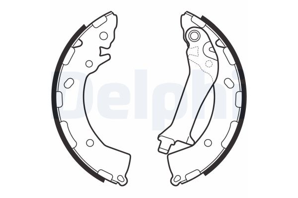 Fren Pabuçlu Balata Arka Kia Rio (YB)(2016->)  DELPHI LS2150