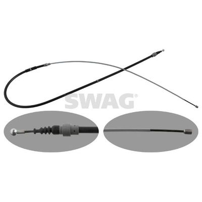 El Fren Teli Arka Sağ veya Sol Skoda Roomster (5J7)(03.2006->)  SWAG 30 94 8308
