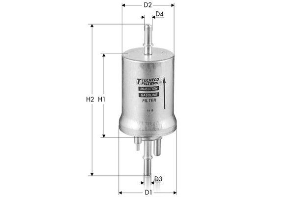 Yakıt Filtresi  Volkswagen Jetta VI (162)(10.2010->)  KRUGER KFF44010