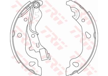 Fren Pabuçlu Balata Arka TRW GS8687  71739597 77362296 9948373