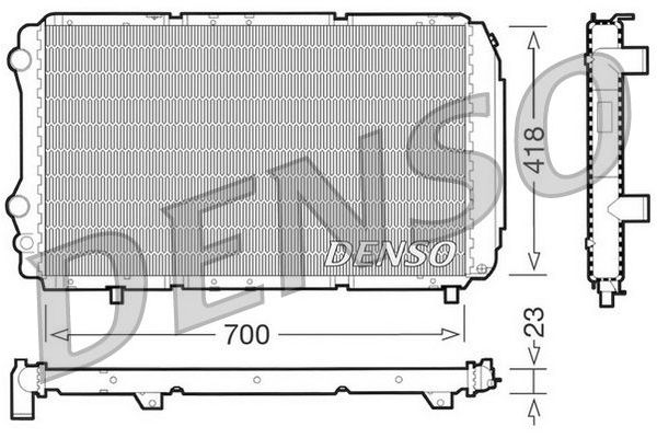 Su Radyatörü  DENSO DRM09077