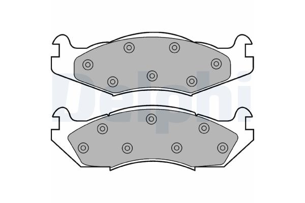 Fren Disk Balata Ön Jeep Cherokee (XJ)(1987->)  DELPHI LP889
